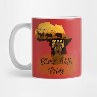 Black With Pride Mug